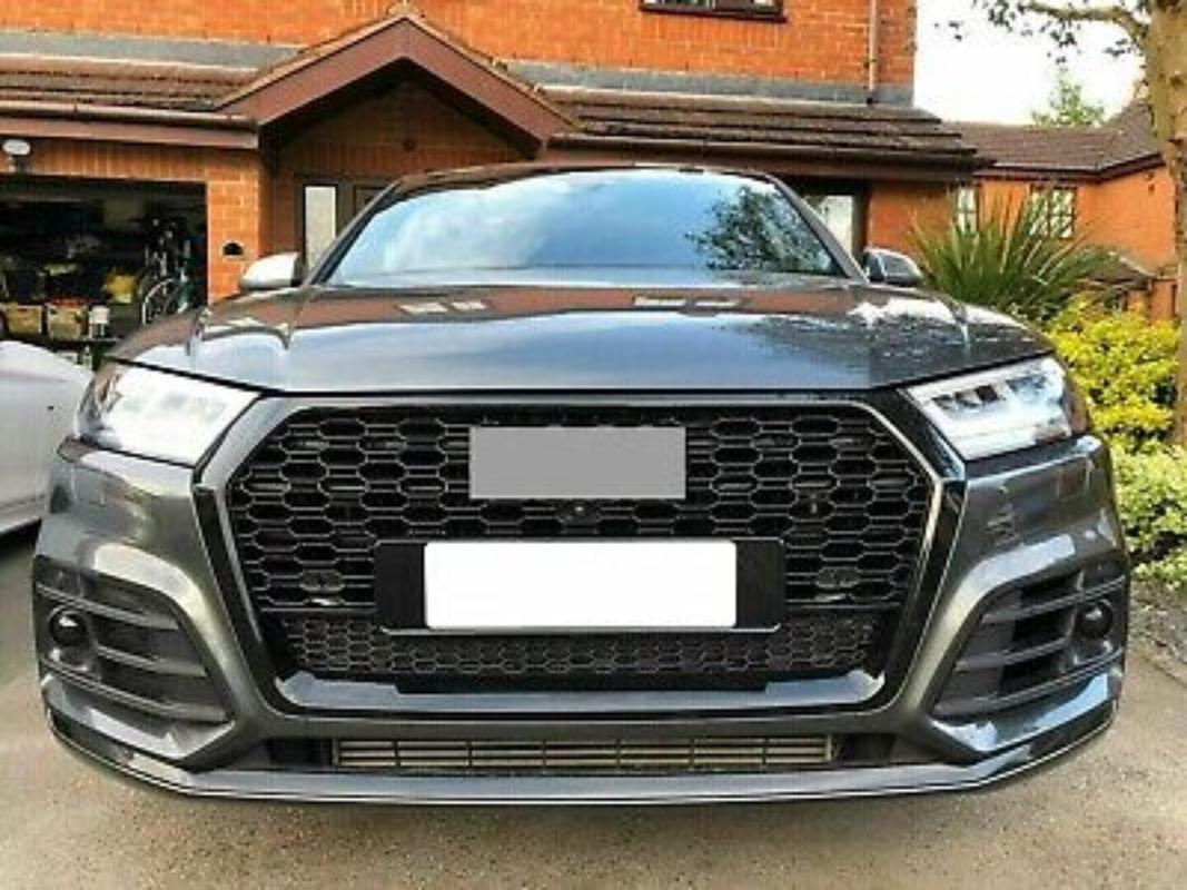 Suitable for Audi Q5 Sq5 2017 2018 2019 B9 Rsq5 front honeycomb mesh grille