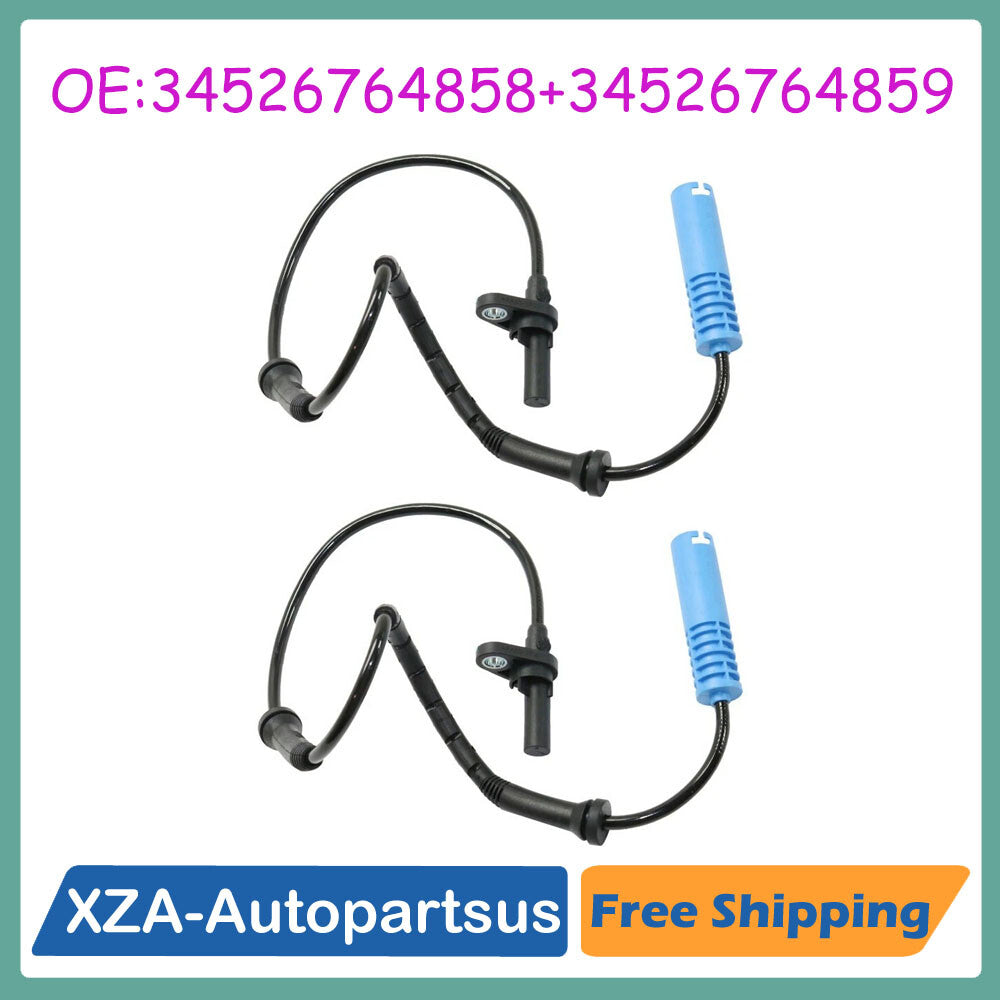 for BMW 328i xDrive Set of 2 Front Left & Right 2009 - 2012 New ABS Speed Sensor Q