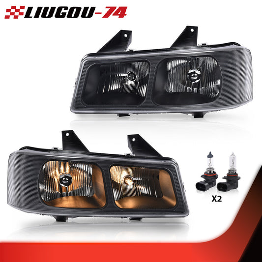 Fits 2003 - 2019 for Express for GMC Savana Van Pair Headlight Clear Lenses - v