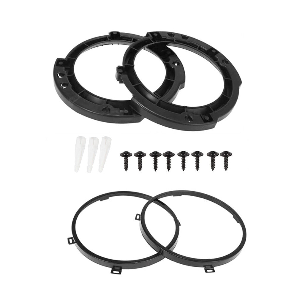 For 2007-2018 for Jeep for Wrangler JK 7 Headlight Mount Bracket Ring Replacement 4pcs