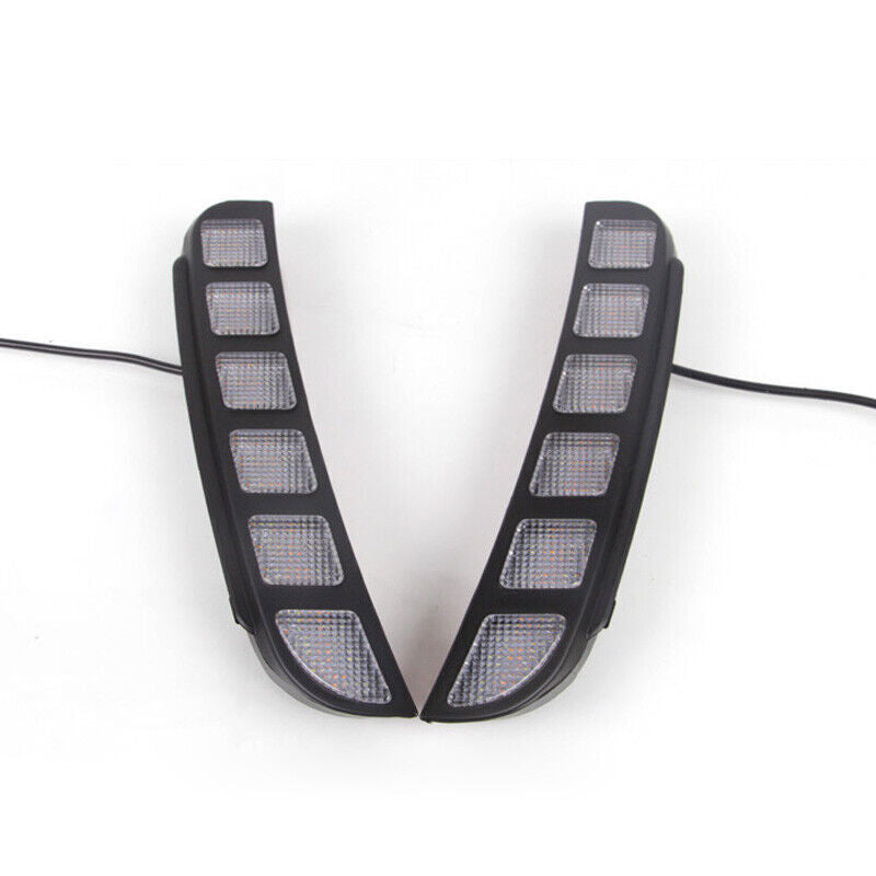 2017-2019 For Explorer LED DRL Front Bumper Fog Lamp / Turn Signal Lamp n