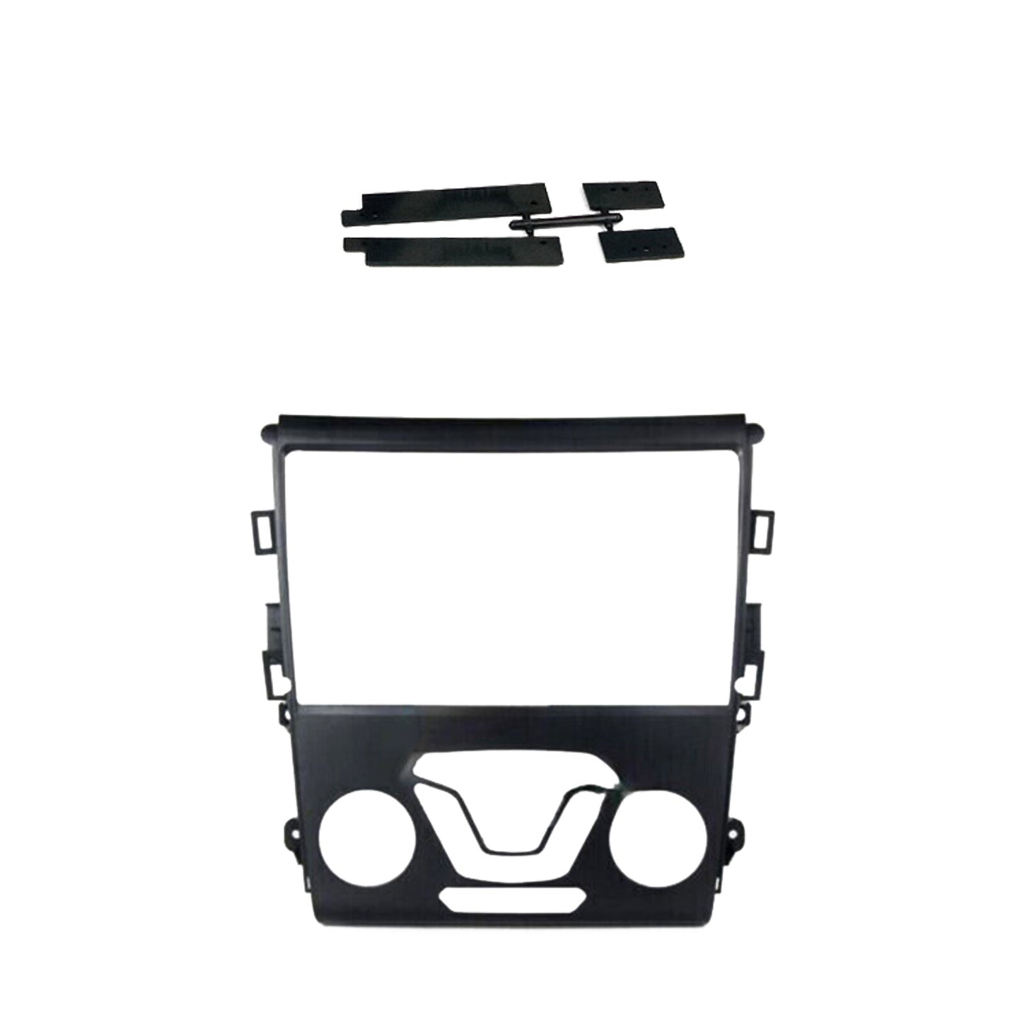 Stereo radio Fascia dashboard 2-inch frame replacement for Ford Fusion Mondeo 13-18