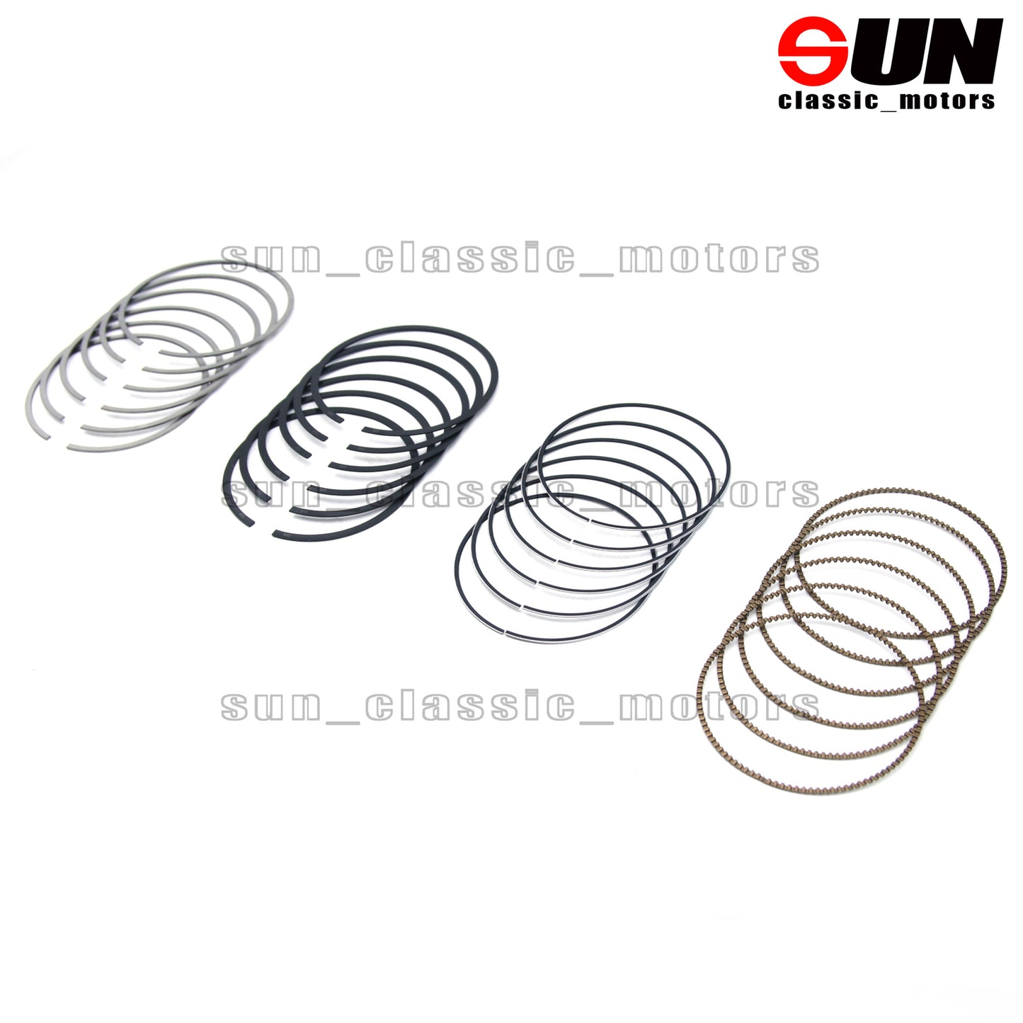 6-piece piston ring set STD for Audi A5, A6, C7, A7, for A8 , Q7 3.0 TFSI, CRE, CTD EA837-