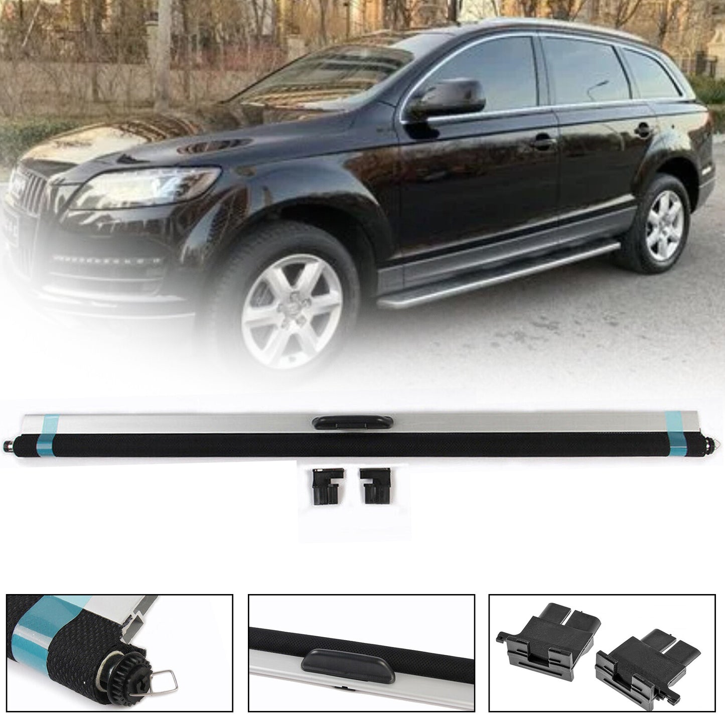 Black Sunroof Cover Assembly Rear for AUDI Q7 2007-2015 4L0877307C5L9