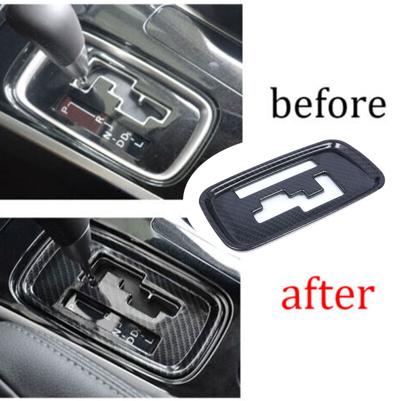 for Mitsubishi Outlander Sport 18-23 Carbon Fiber Console Gear Shift Frame Cover