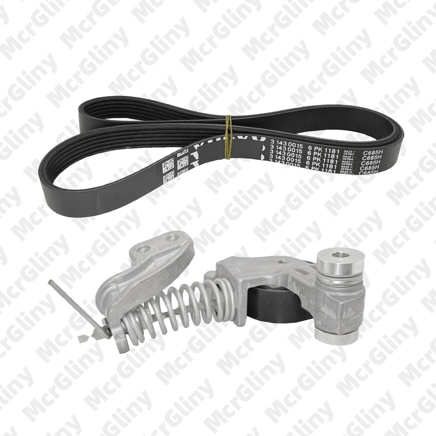 V-belt kit for Volvo V60 S60 V90 S90 V70 XC40 XC90 #31480362 #31430706- n