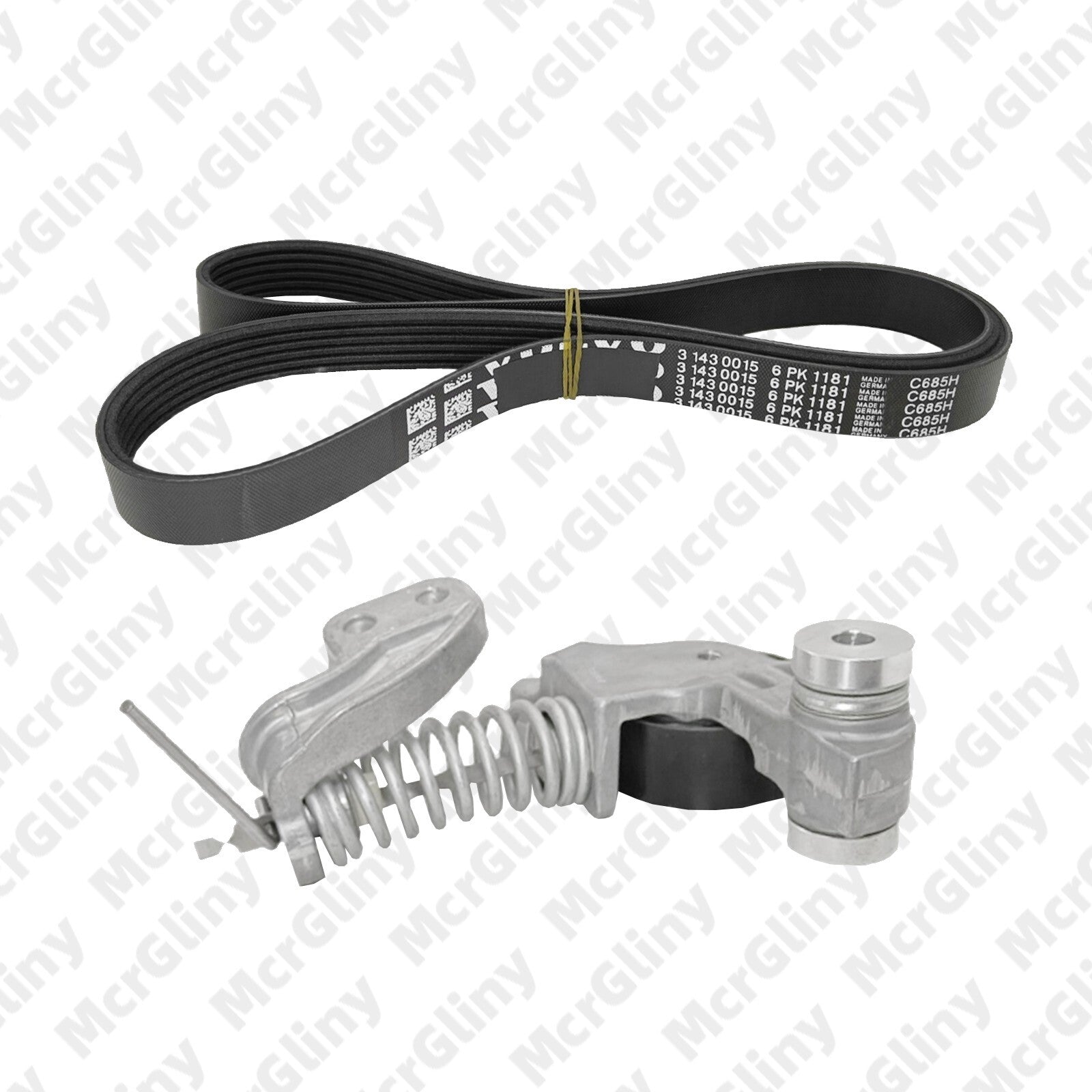 V-belt kit for Volvo V60 S60 V90 S90 V70 XC40 XC90 #31480362 #31430706- n