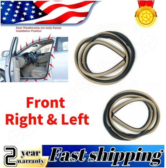 Front RL door rubber Weatherstrip body seals for Honda Accord sedans 2008-2012