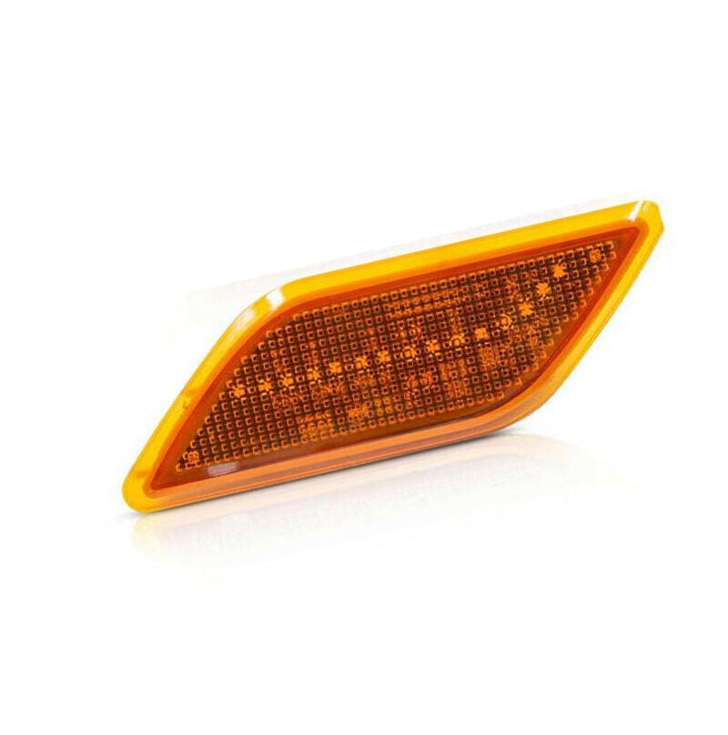 Pair for Mercedes-Benz W212 E-Class LED yellow len Front Bumper Side Marker Lamp