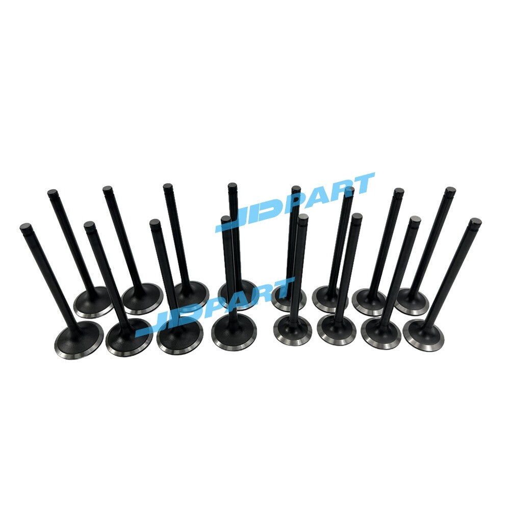 16-piece RD8 intake and exhaust valves for diesel engines.