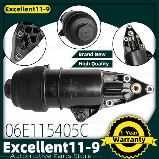 Engine oil filter housing #06E115405C is suitable for Touareg, for Audi A4, A6, A7, for A8 , Q5, and Q7. n