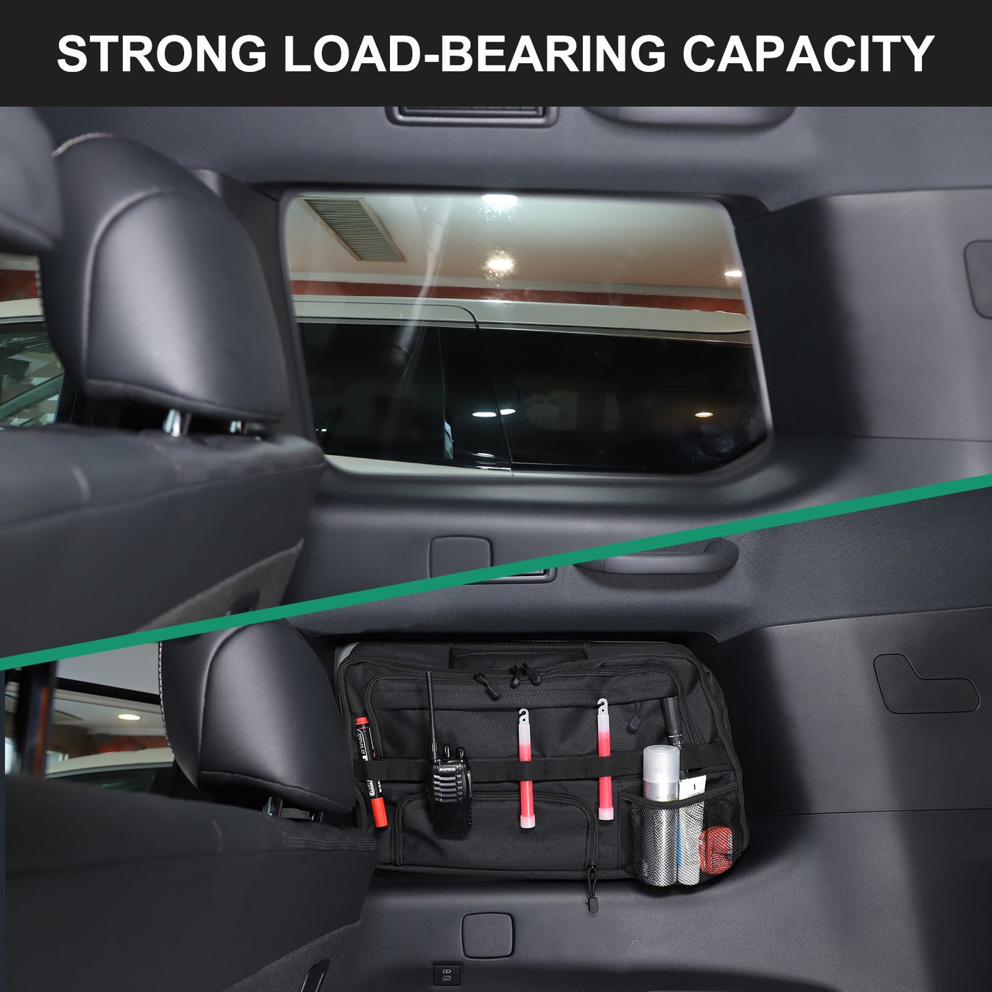 Right rear cargo window storage bag/organizer for Lexus GX 2024-2025 (2 pieces) n