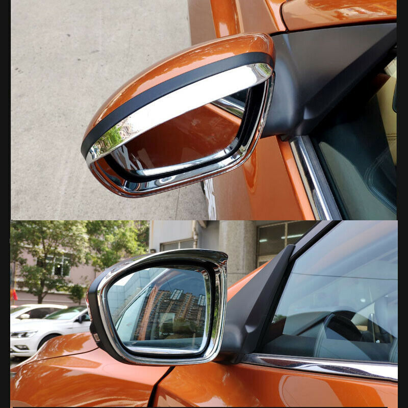 for Nissan Sentra 2020 ABS Chrome Side Rearview Mirror Eyebrow Eyelid Frame Trim