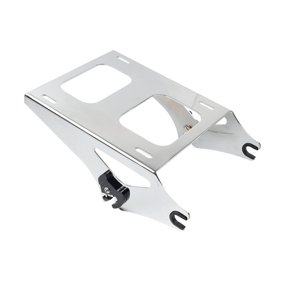 Two Up Pack Mount Luggage Rack for Harley Tour Pak Touring Road King 14-24 Chrom