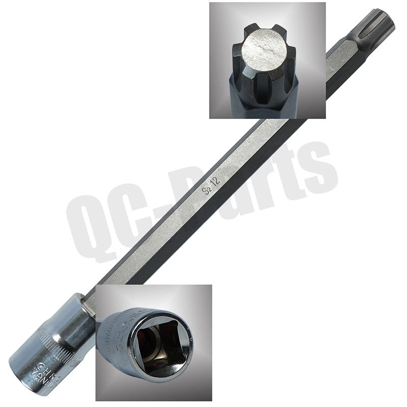 MP-12 Cylinder Head Bolt Socket Tool 200mm Suitable for Land Rover Head Bolt Removal Q