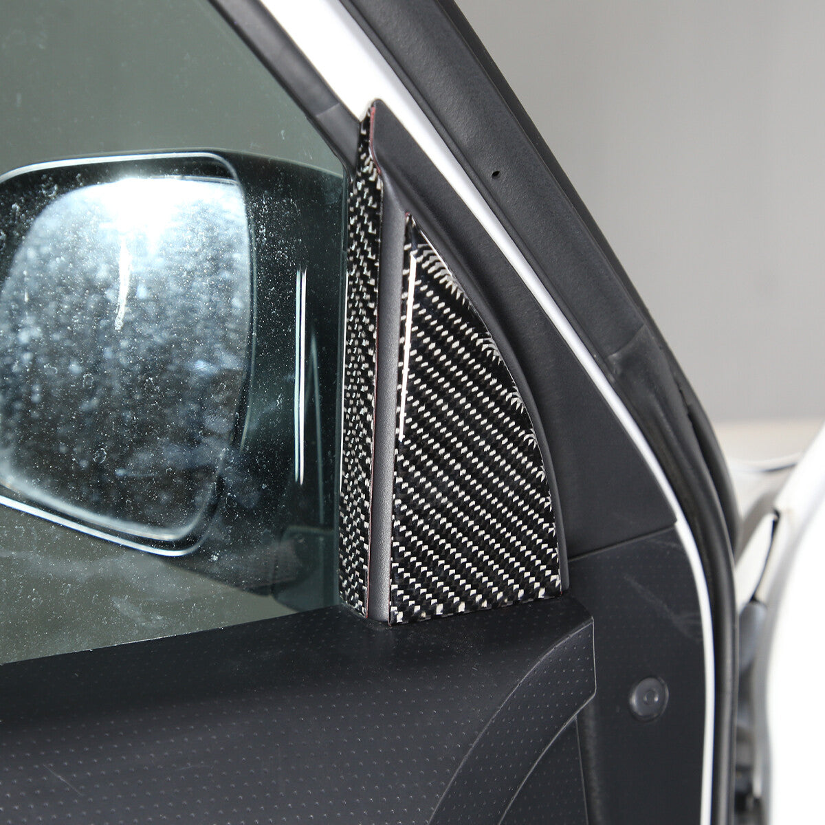 Carbon fiber internal gear shift panel frame decoration suitable for ta Supra A90 19-21 - v