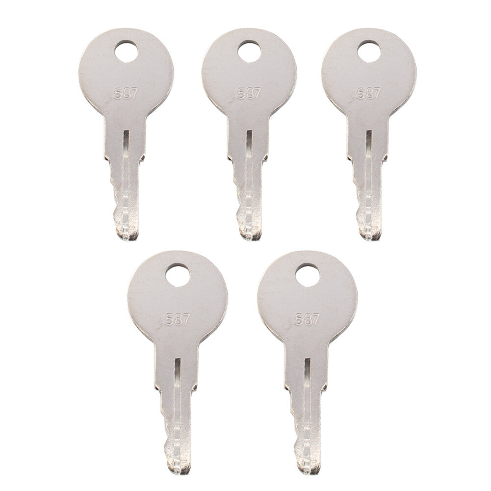 Ignition Starter Key 587 ELI80-0106 For JLG Heavy Construction Equipment 7012587