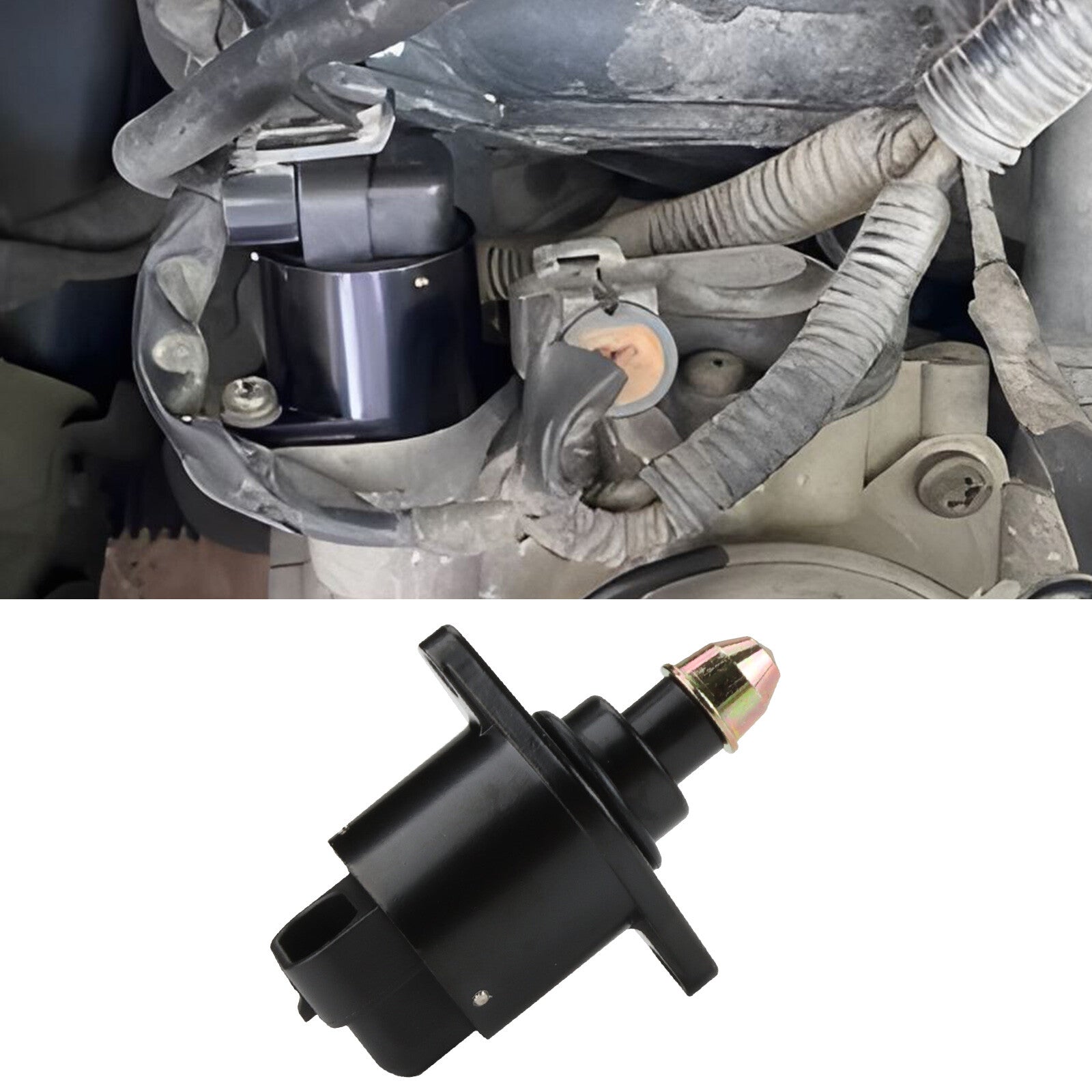 Idle Control Valve For Pack-1 King Kong Idle Motor Idle Speed (Black) 90325864