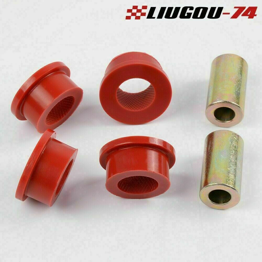 Rear lower control arm bushing kit, red, suitable for 2008-2010 for Subaru WRX 4-door.