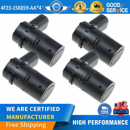 4-piece reverse bumper spare parking assist sensor for Ford F150, F250, F350, Explorer