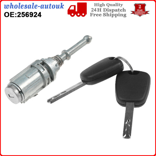 Auto Front Left Door Lock Assembly Fit for Citroen C3 Pluriel 2003-2010 w 2 Keys Q