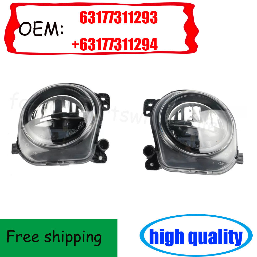 2-pack of LED front fog lights suitable for 2014-2017 5 F10 F07 LCI CT GT- n
