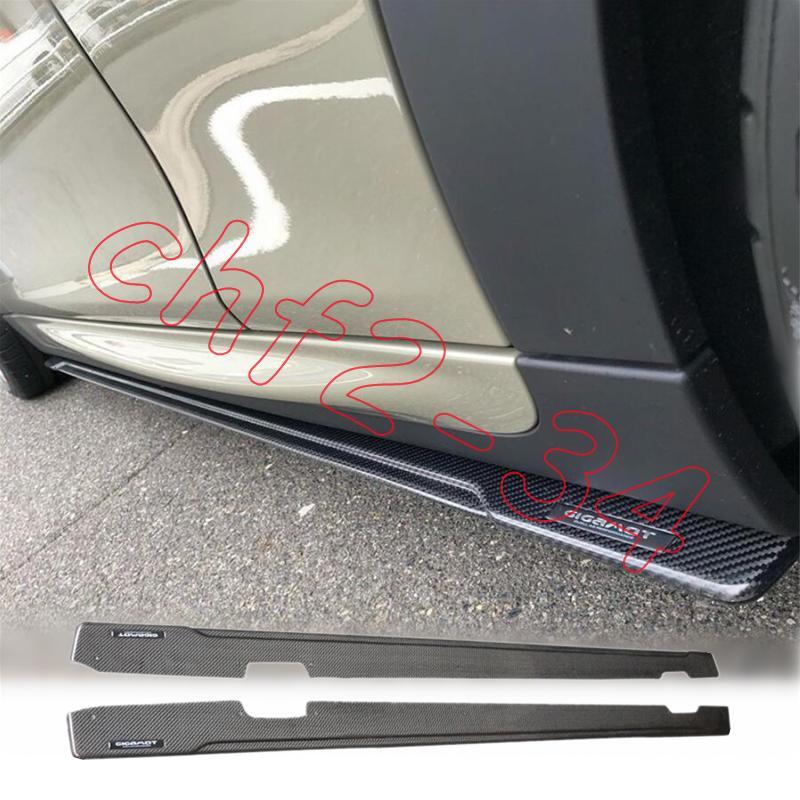 Suitable for Mini Cooper F55 Real Carbon AG style car side skirts, extended boiler 14-24