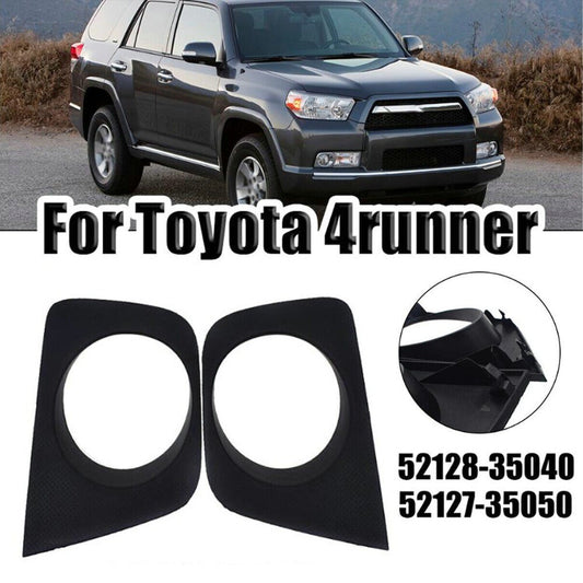 LH RH Front Fog Light Lamp Bezel Cover For 06-09 4Runner 52128-35040 New n