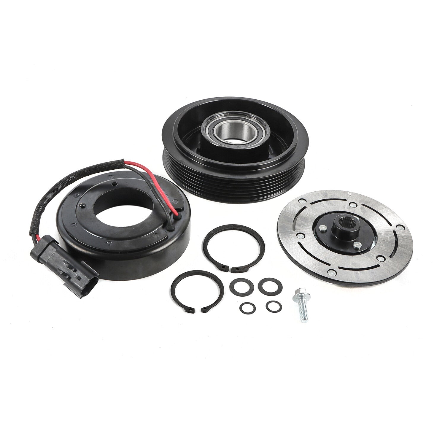 AC Compressor Clutch Kit FOR: 1994 - 2005 for RAM 2500 6CYL 5.9L SPLINED NOT KEYED