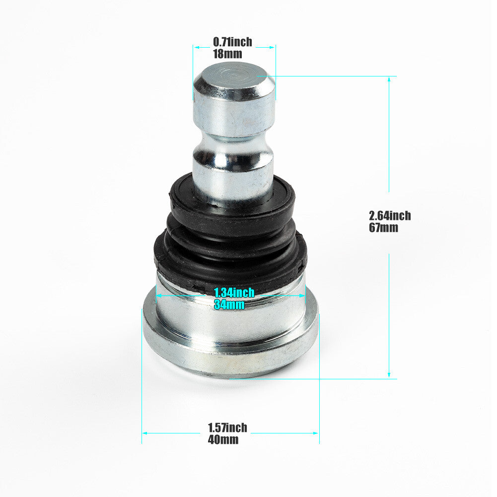 4x Ball Joints Fit for Polaris 7082507 RZR 1000 900 XP 4 Ranger 570 Upper Lower Q
