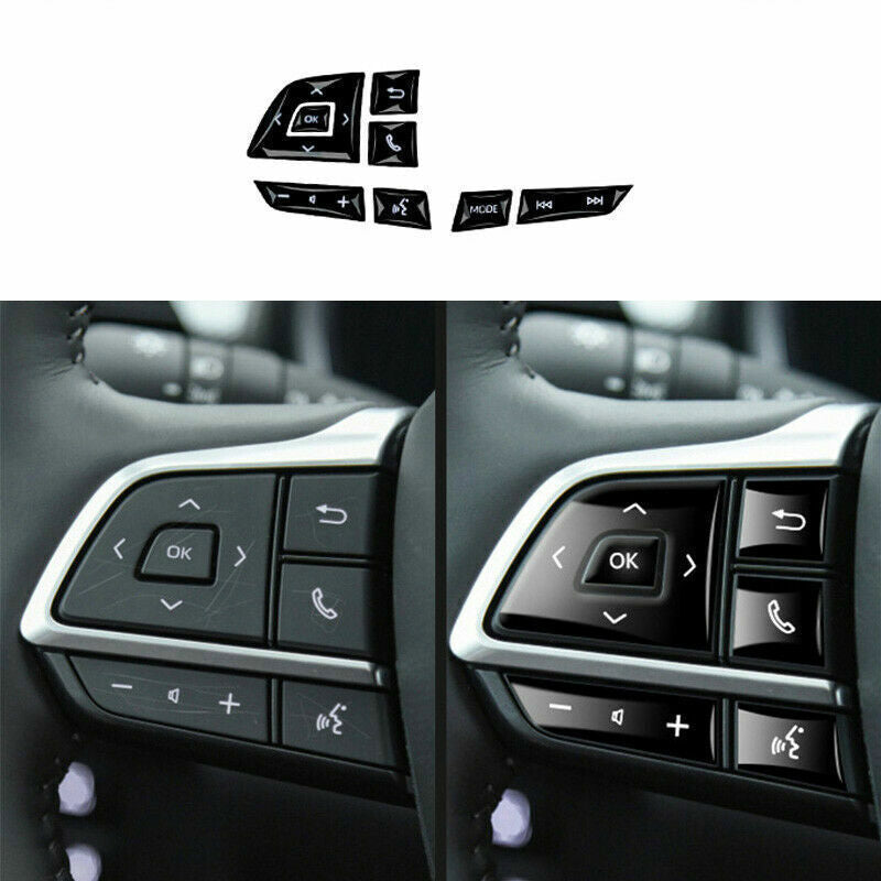 Matte Silver Car Steering Wheel Frame Cover Trim For Escape Kuga 2020-2023 v