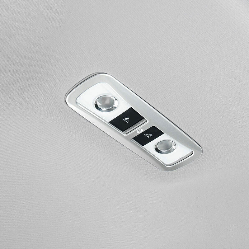 Fit for Honda CRV CR-V 2017-2021 ABS Silver Front&Rear Reading Light Cover Trim n