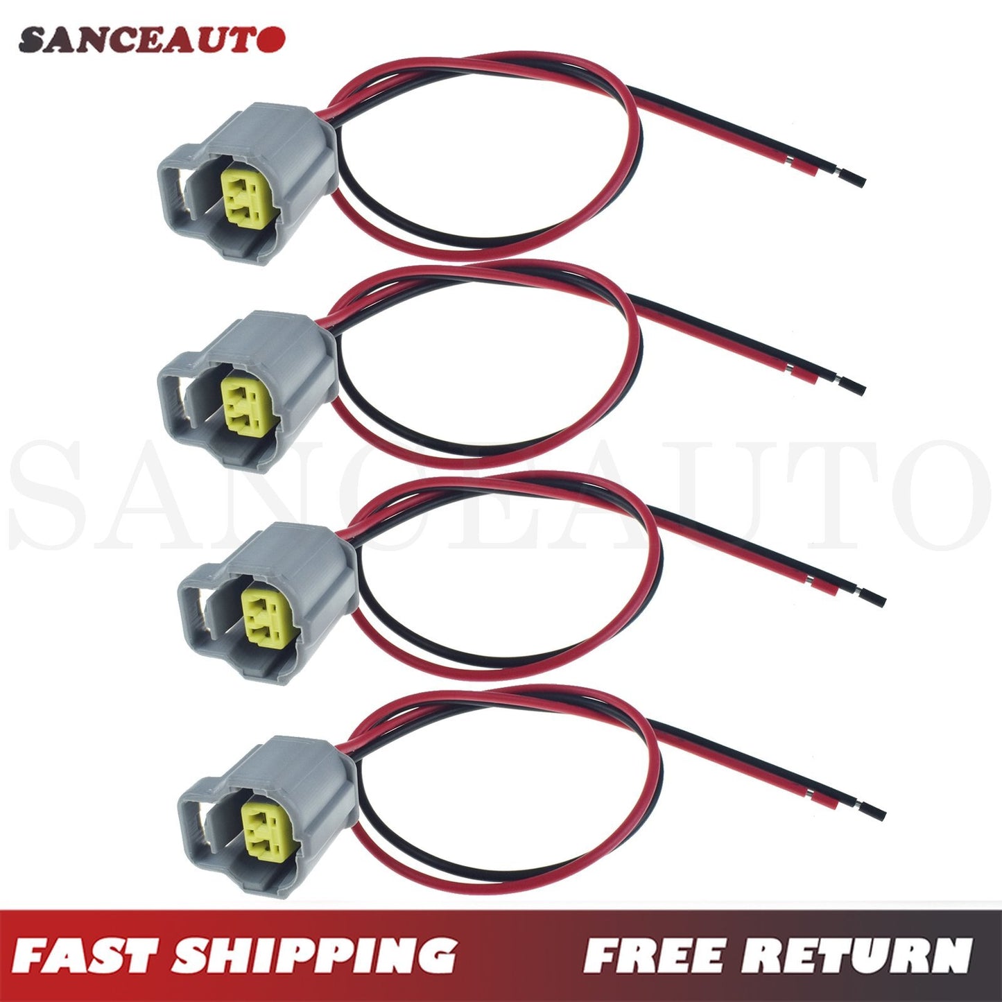 4-piece coolant temperature sensor connector plug for Lexus 89422-35010- n