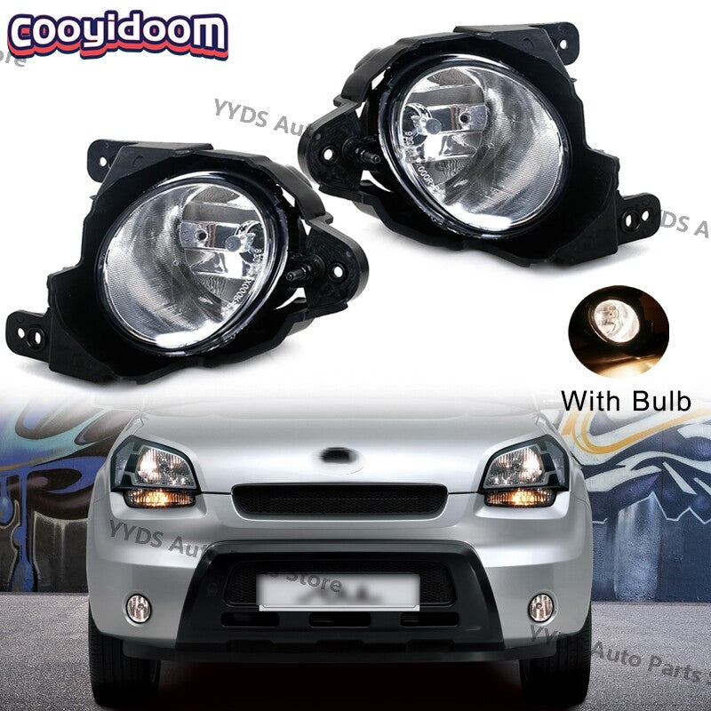 LHRH for Kia Soul 2010 2011 Front Bumper Fog Light Foglamp With Bulb