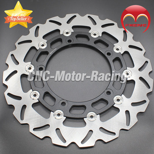CNC motorcycle front floating brake disc rotor 300 mm suitable for Yamaha YZF R15 2013-2021