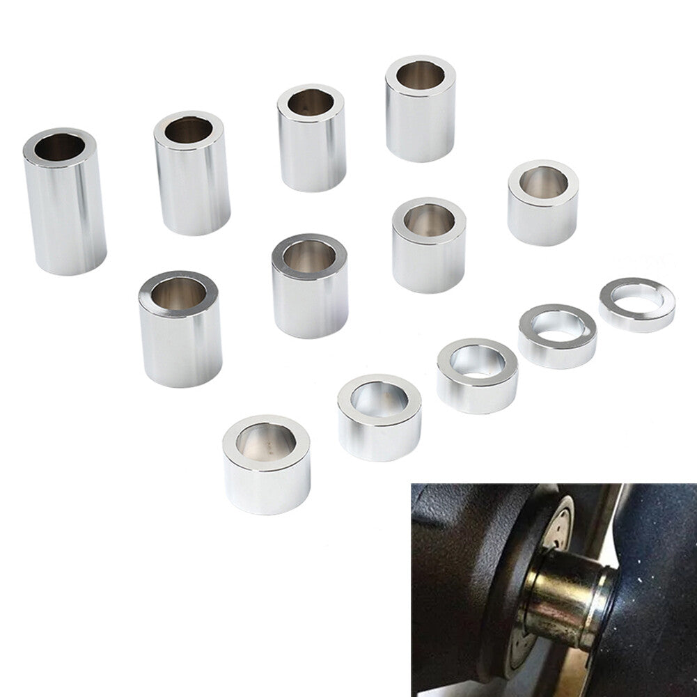 13X Wheel Axle Spacer Kit ID 3/4 OD 1 1/4 for Harley Dyna Chopper Bobber