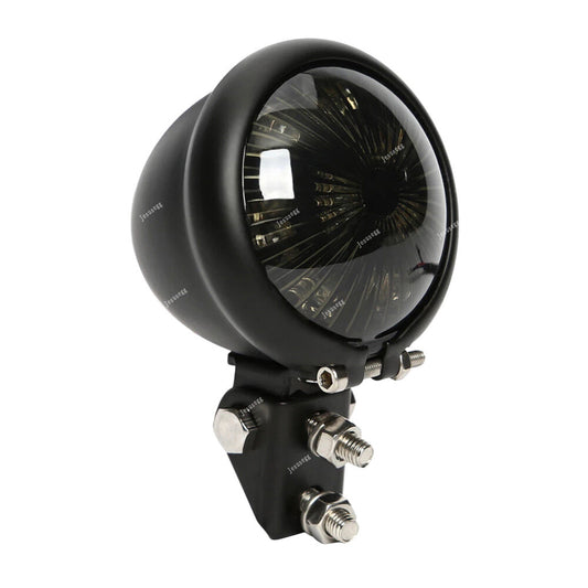 Black Smoke LED Brake Rear Tail Light For Motorcycle Vintage Bates Style Q