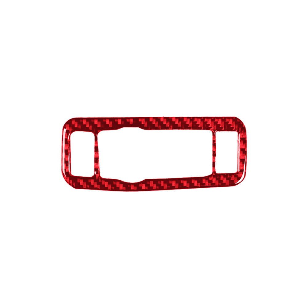 Red interior carbon fiber headlight control cover trim is available on the  for ford  for Mustang Mach-E