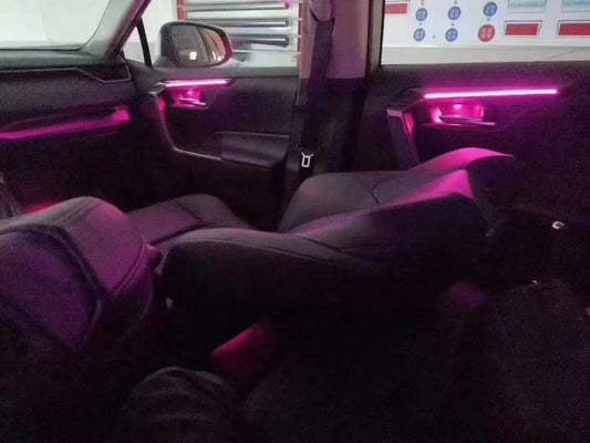 64colo Illuminated Retrofit LED Ambient Atmosphere light For Rav4 2015 up v