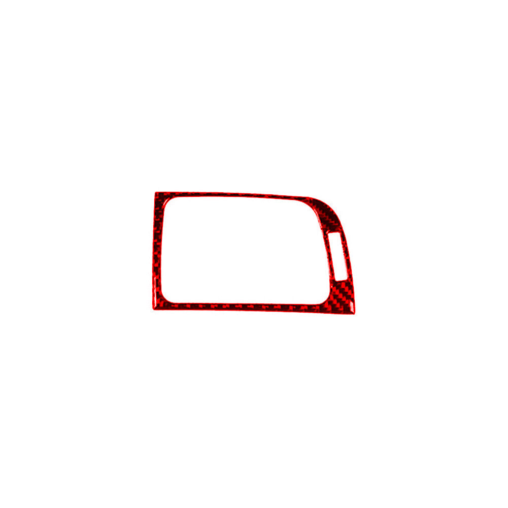 5X Red Carbon Fiber Multimedia Console Panel Cover Trim for Chrysler 200 2015-17 v