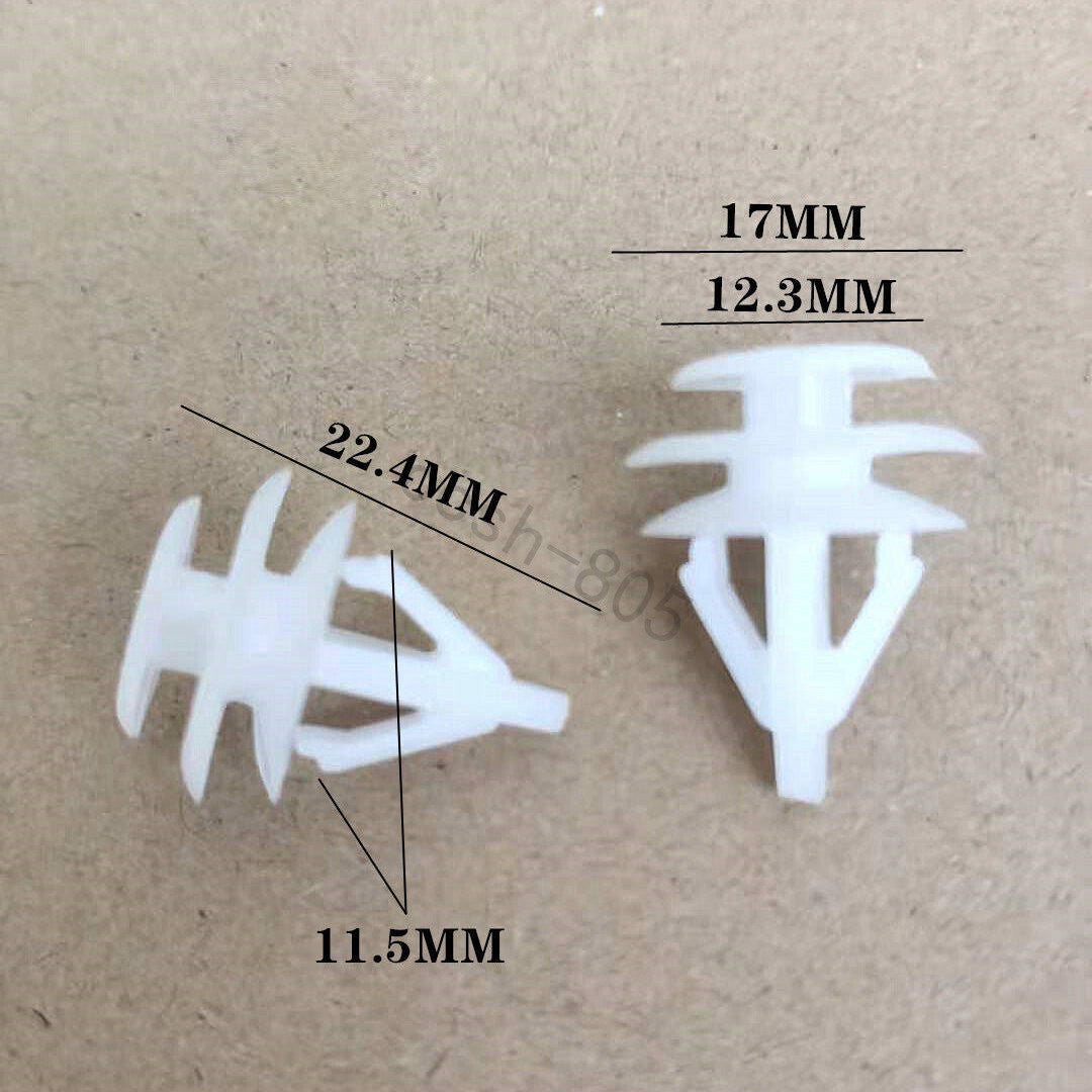 10 Pcs Car for Seat Trim Panel Back Cover Clips for Honda for Acura Q