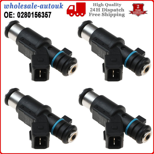 4x Fuel Injector for Peugeot 106 206 306 307 for Citroen C2 Berlingo 01F002A 1984E0 Q