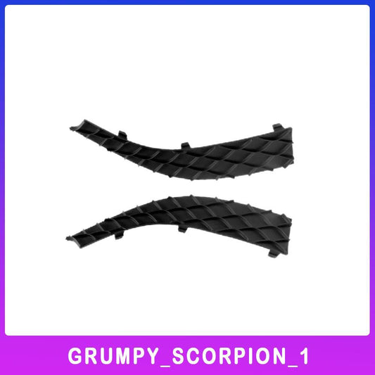 2Pcs Front Bumper Grille Filler Trim Left  Right for Mercedes X166 GLS450 17-19 Q