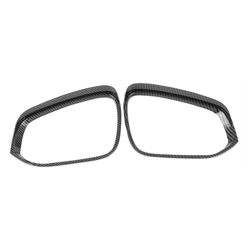 for Toyota Highlander 2015-2019 Carbon Fiber Rearview Mirror Rain Eyebrow Trim