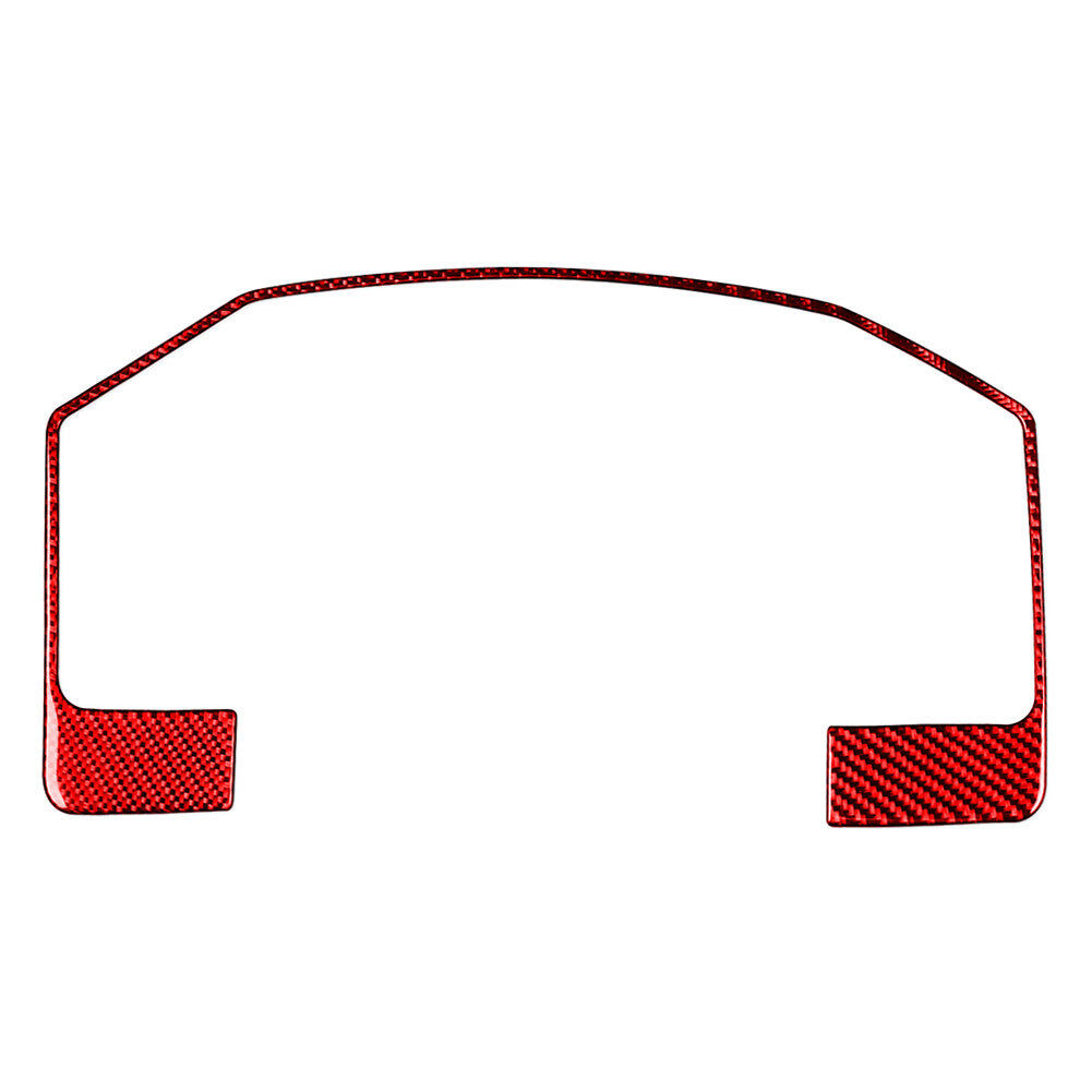 Carbon Fiber Red Speedometer Frame Cover Trim for Dodge for Ram 1500 SLT 2500 3500