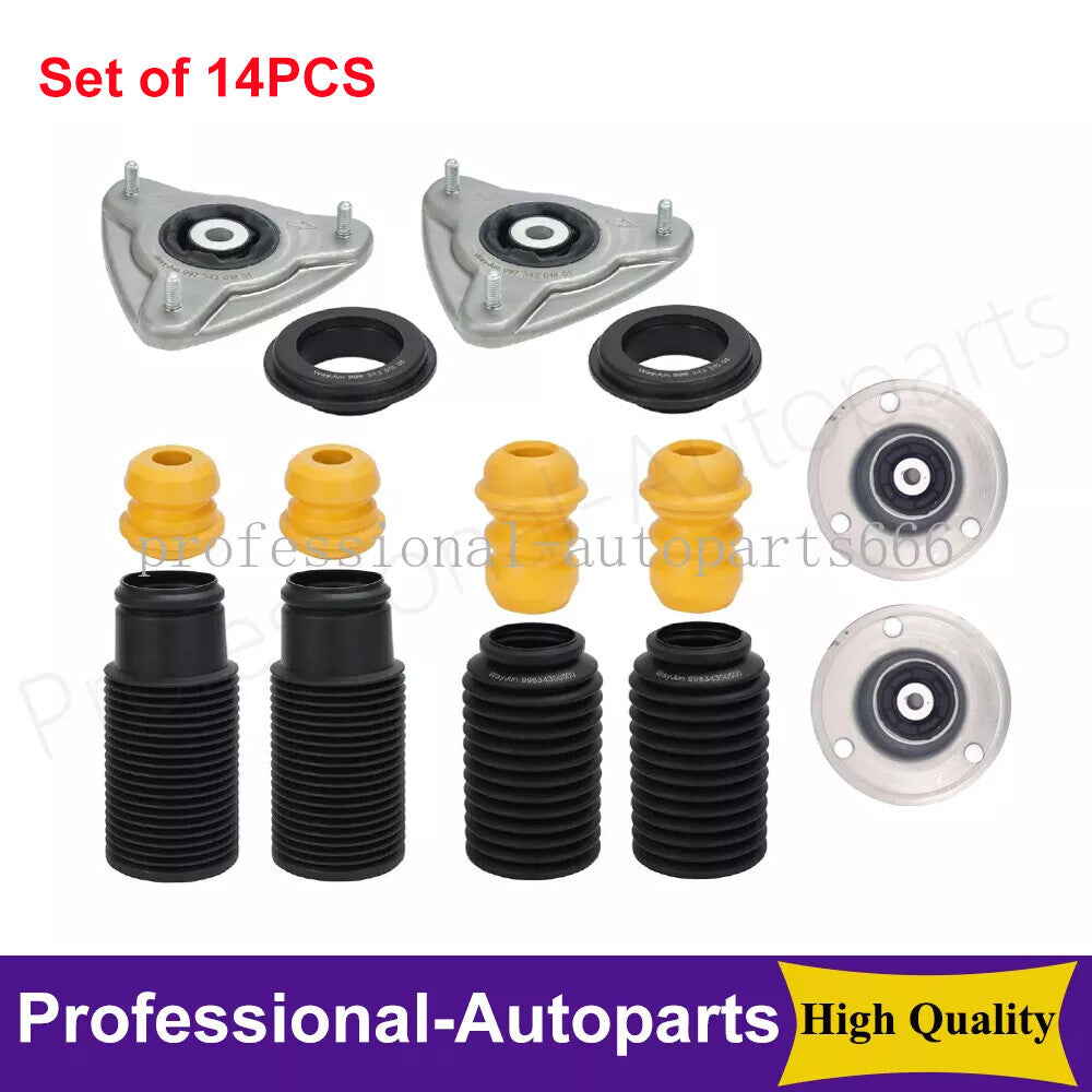 14-piece front upper strut bracket bearing bracket set for Porsche 997 3.6L 3.8L