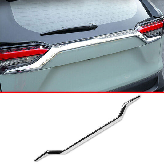 for Toyota RAV4 2019-2022 Chrome Rear Door Trunk Tailgate Upper Curve Strip Trim