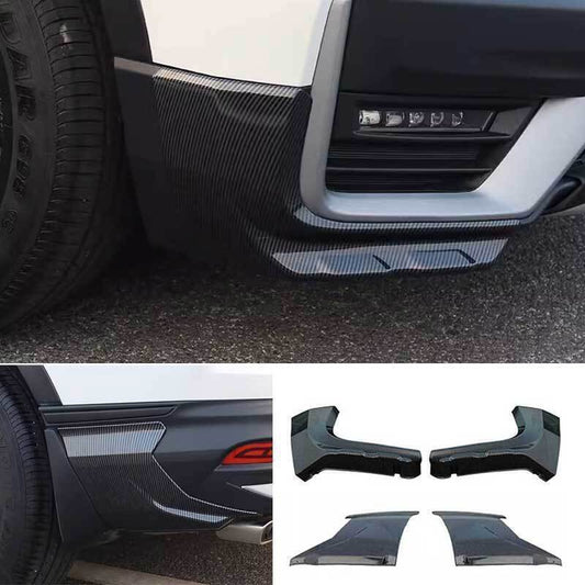for Honda CR-V 2020-2022 ABS Carbon Front+Rear Bumper Side Spoiler Apron Guards