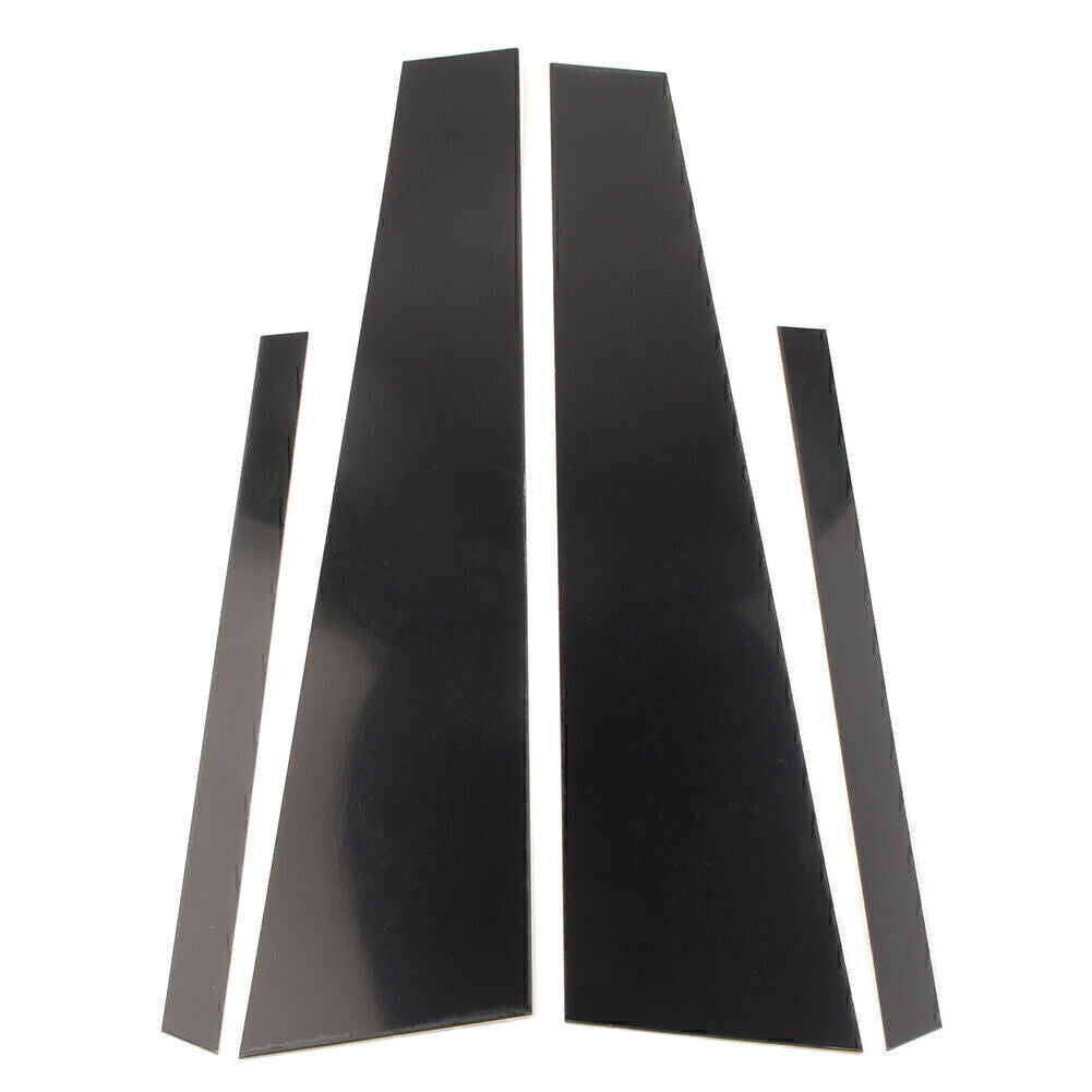 for VW for Jetta 2012-18 Sedan Piano Black Pillar Posts Door Window Molding Strip 6P