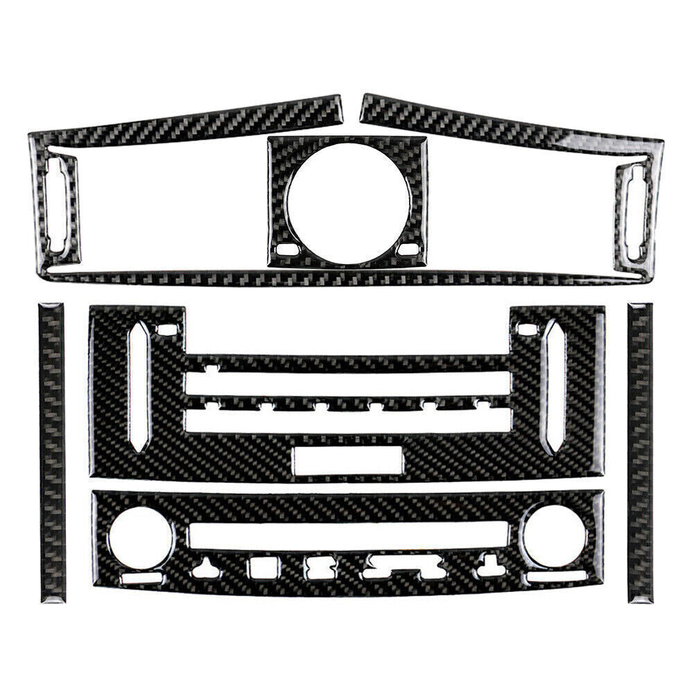 Air Vent ACCD Panel Cover Trim Set Fit for Lexus IS250 IS350 14-18 LHD Carbon Fiber